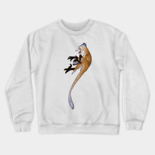 Velociraptor (White) Crewneck Sweatshirt